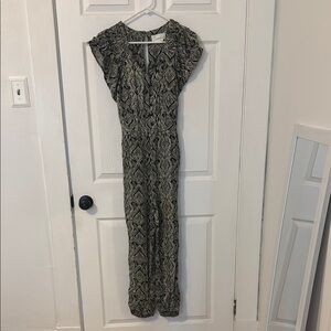 Anthropologie Patterned Jumpsuit